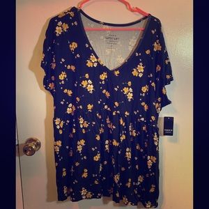 Torrid size 2 Super Soft short sleeve babydoll